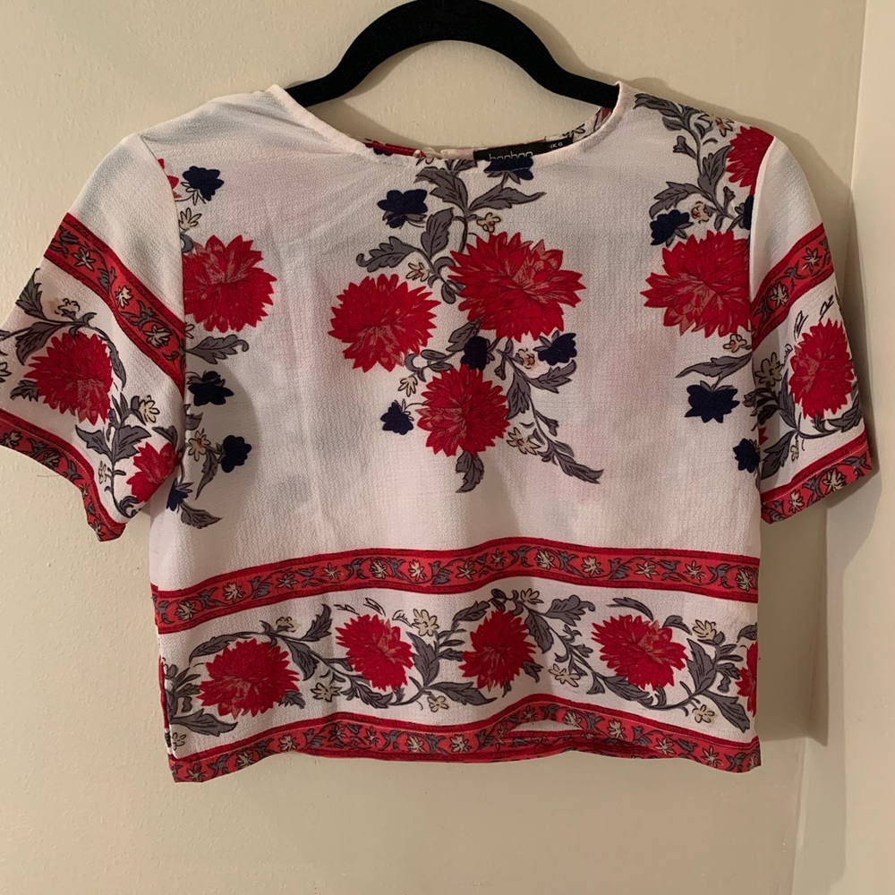 BOOHOO Floral Two-Piece Set